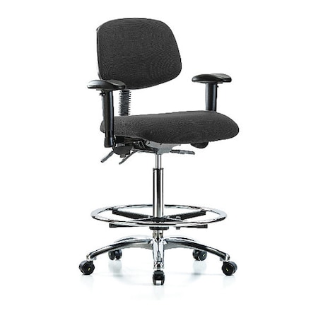 Ergonomic Chair, Adjustable Arms, 26-1/4