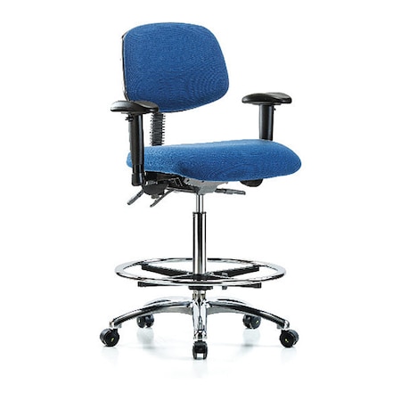 Ergonomic Chair, Adjustable Arms, 26-1/4