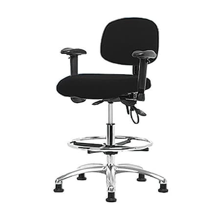 Ergonomic Chair, Adjustable Arms, 26-1/4