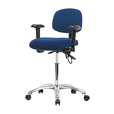 Ergonomic Chair, Adjustable Arms, 21-1/2