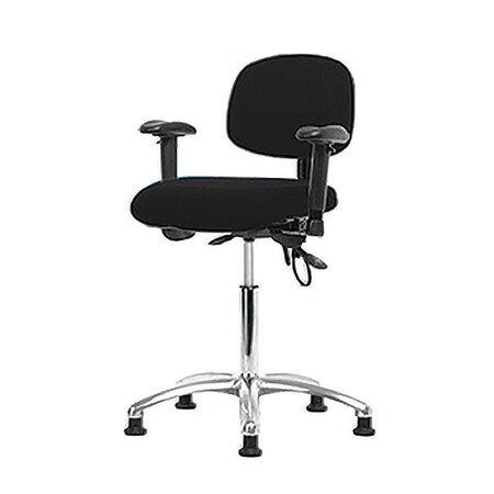 Ergonomic Chair, Adjustable Arms, 21-1/2
