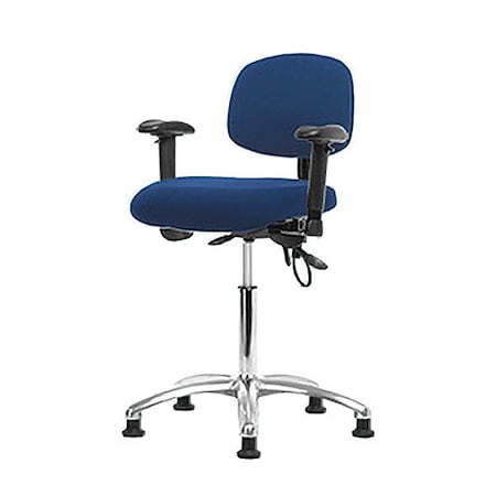 Ergonomic Chair, Adjustable Arms, 21-1/2