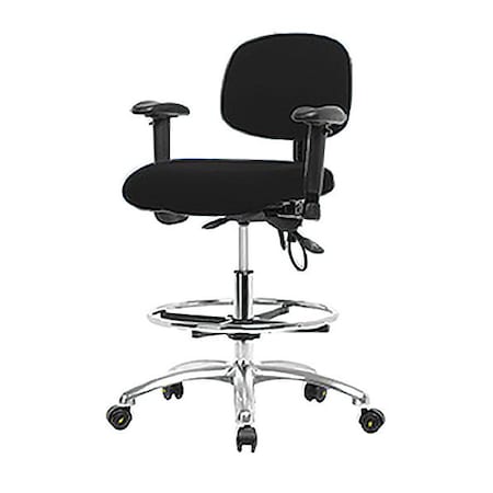 Ergonomic Chair, Adjustable Arms, 21-1/2