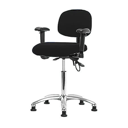 Ergonomic Chair, Adjustable Arms, 21-1/2
