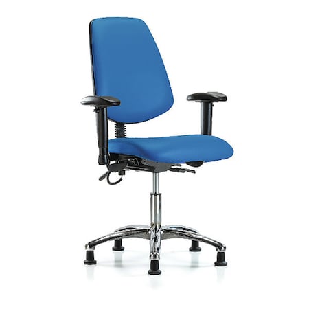 ESD Task Chair, Adjustable Arms, 19