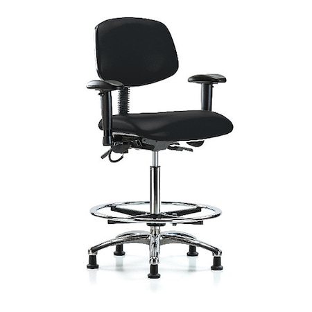 Ergonomic Chair, Adjustable Arms, 26-1/4