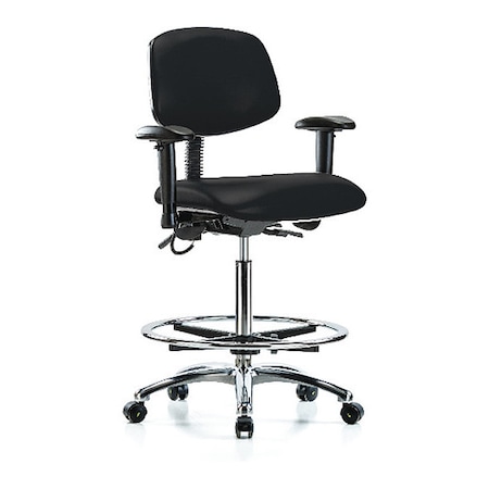 Ergonomic Chair, Adjustable Arms, 26-1/4