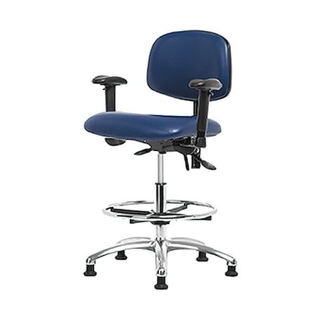 Ergonomic Chair, Adjustable Arms, 21-1/2