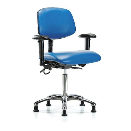 Ergonomic Chair, Adjustable Arms, 21-1/2