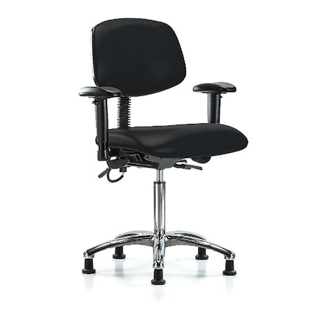 Ergonomic Chair, Adjustable Arms, 21-1/2