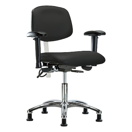 ESD Task Chair, Adjustable Arms, 19