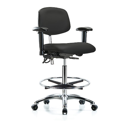 Ergonomic Chair, Adjustable Arms, 26-1/4