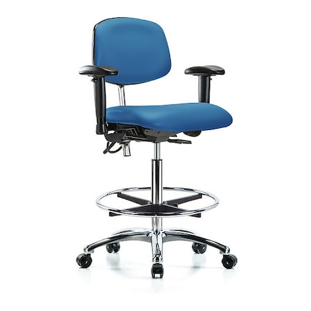 Ergonomic Chair, Adjustable Arms, 26-1/4