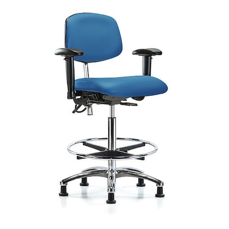 Ergonomic Chair, Adjustable Arms, 26-1/4