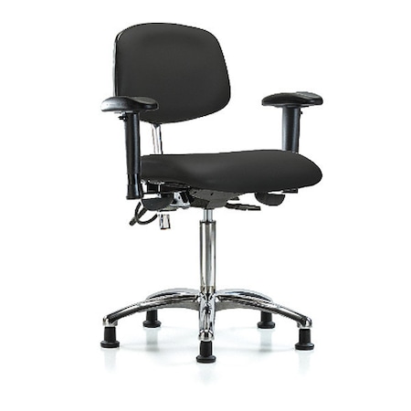 Ergonomic Chair, Adjustable Arms, 21-1/2