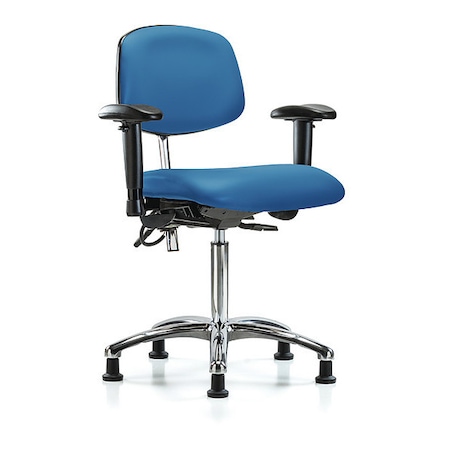 Ergonomic Chair, Adjustable Arms, 21-1/2