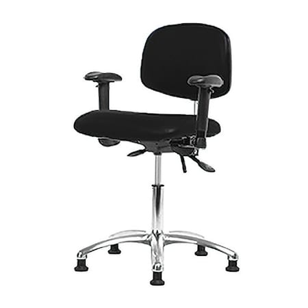 Ergonomic Chair, Adjustable Arms, 21-1/2