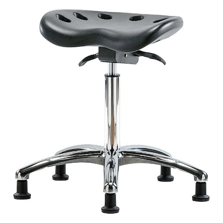 Tractor Stool, Polyurethane, Black, 20 in to 28 in Seat Height MPN:ESD-PTMBSO-CR-NF-EG