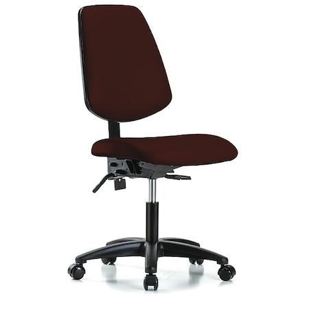 Cleanroom Chair, Vinyl, Burgundy, 19 in to 24 in Seat Height MPN:GRVDHCH-MB-RG-RC-8569