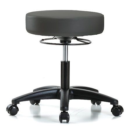 ESD Cleanroom Stool, Vinyl, Gray, 18 in to 23 in Seat Height MPN:GRVDHSO-RG-RC-8605