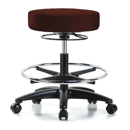 ESD Cleanroom Stool, Vinyl, Burgundy, 20 1/2 in to 28 in Seat Height MPN:GRVMBSO-RG-CF-RC-8569