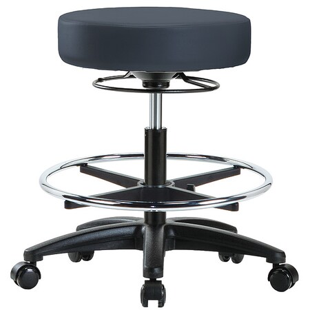 ESD Cleanroom Stool, Vinyl, Navy, 20 1/2 in to 28 in Seat Height MPN:GRVMBSO-RG-CF-RC-8582