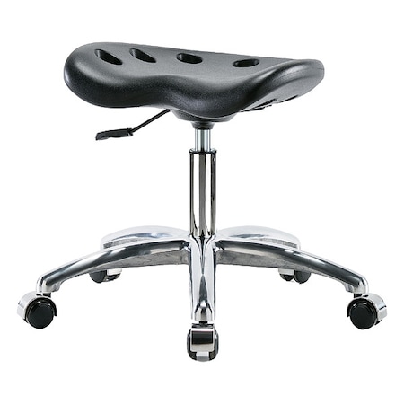 Tractor Stool, Polyurethane, Black, 17 in to 22 in Seat Height MPN:PTDHSL-CR-CC-BLK