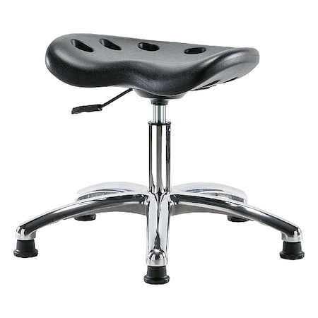 Tractor Stool, Polyurethane, Black, 17 in to 22 in Seat Height MPN:PTDHSL-CR-RG-BLK