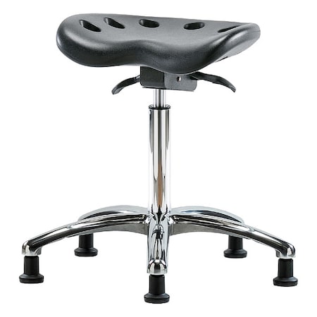 Tractor Stool, Polyurethane, Black, 20 in to 28 in Seat Height MPN:PTMBSO-CR-NF-RG-BLK