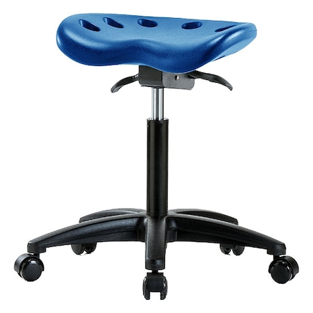 Tractor Stool, Polyurethane, Blue, 19 in to 26 1/2 in Seat Height MPN:PTMBSO-RG-NF-RC-BLU