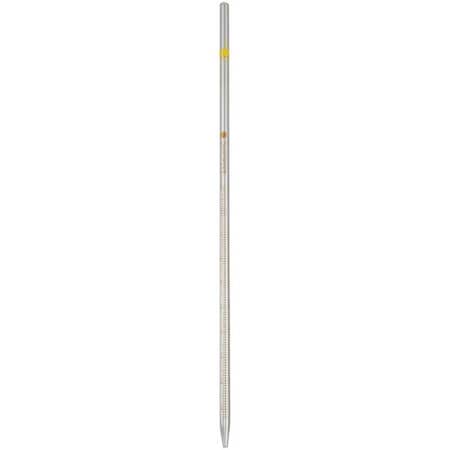 Measuring Pipette, Grade A, Glass, 1mL, Pk12 (Formerly Lab Safety Supply) MPN:5PTA6