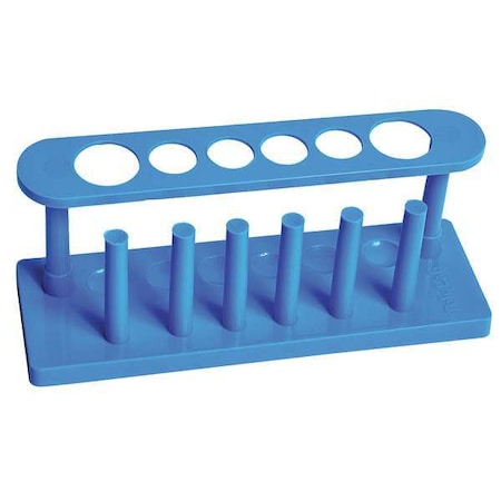 Plastic Test Tube Rack, 6 Tube MPN:TTHP01
