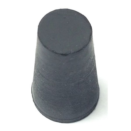 Stopper, 25 mm H, SBR Rubber, Black, PK100 MPN:00-004