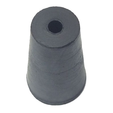 Stopper, 25 mm H, SBR Rubber, Black, PK50 MPN:00-1H