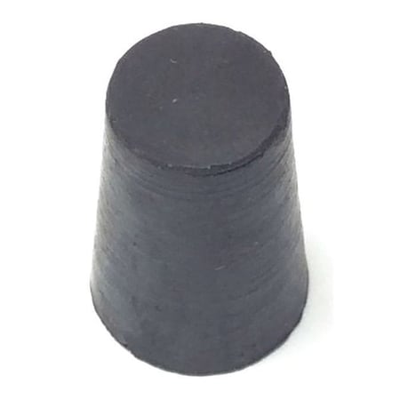 Stopper, 18 mm H, SBR Rubber, Black, PK181 MPN:000-004