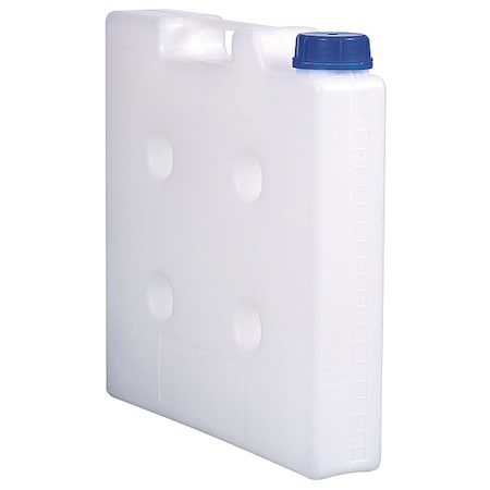Jerrican Carboy, 5 L Capacity - mL, 1.32 gal Capacity - oz, Tamper Evident Closure, Polypropylene MPN:0435-1050