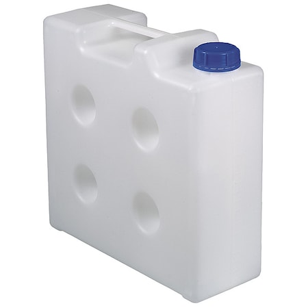 Jerrican Carboy, 10 L Capacity - mL, 2.64 gal Capacity - oz, Tamper Evident Closure, Polypropylene MPN:0435-1100