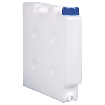 Jerrican Carboy, 5 L Capacity - mL, 1.32 gal Capacity - oz, Tamper Evident Closure, Polypropylene MPN:0435-2050
