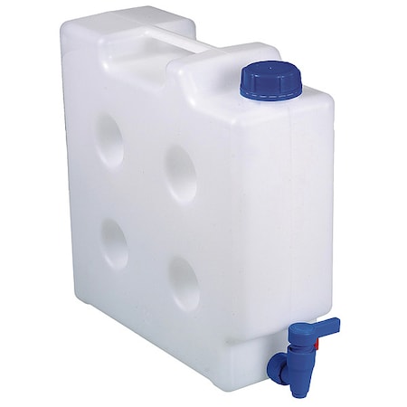 Jerrican Carboy, 10 L Capacity - mL, 2.64 gal Capacity - oz, Tamper Evident Closure, Polypropylene MPN:0435-2100 and 0530-1000