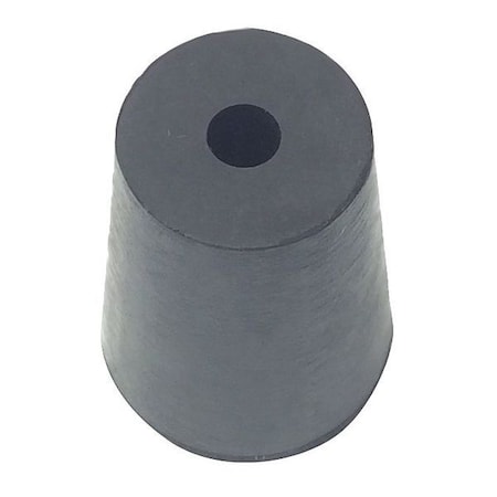 Stopper, 25 mm H, SBR Rubber, Black, PK30 MPN:1-1H
