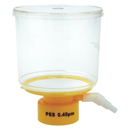 500mL Bottle Top Filter, 0.45um, 75mm, PK24 (Formerly Lab Safety Supply) MPN:11L836