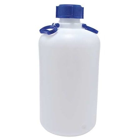 Carboy, 25 L Capacity - mL, 6.6 gal Capacity - oz, Screw On Closure, HDPE, Integral Shoulder Handle MPN:208685-0025