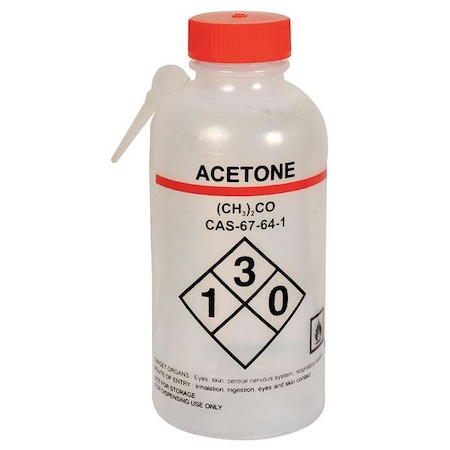 Translucent, Wash Bottle 8 oz., PK4 MPN:24J879