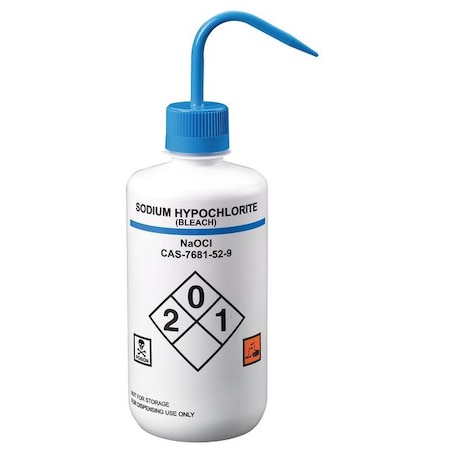 Translucent, Wash Bottle 32 oz., (Formerly Lab Safety Supply), PK4 MPN:24J897