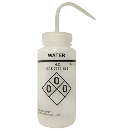 Translucent, Wash Bottle 16 oz., PK6 MPN:24J906
