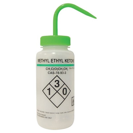 Translucent, Wash Bottle 16 oz., PK6 MPN:24J907