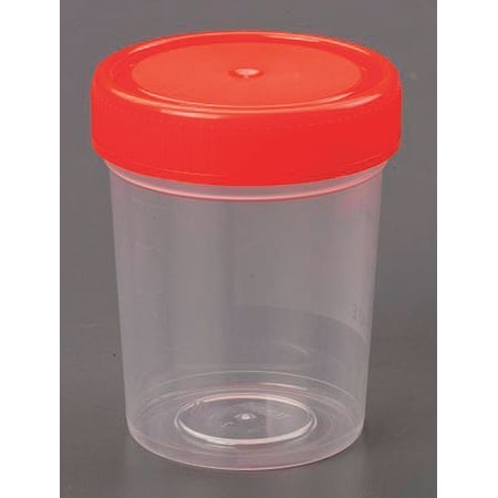 Specimen Container, w/ Lid, 4 Oz, PK280 MPN:32V491