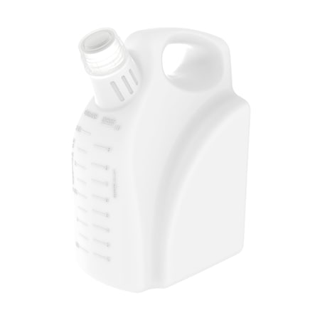Jerrican, HDPE, 382 mm H, White MPN:35019
