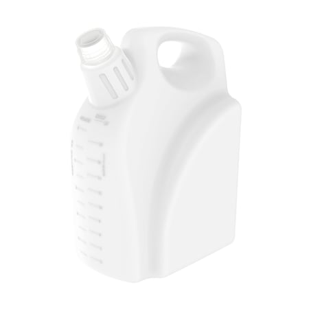 Jerrican, HDPE, 471 mm H, White MPN:35020