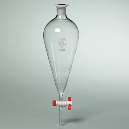 Separatory Funnel, Glass, Colorless MPN:3KWT2